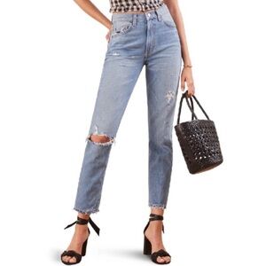 Reformation Julia High Cigarette Jeans in Arches